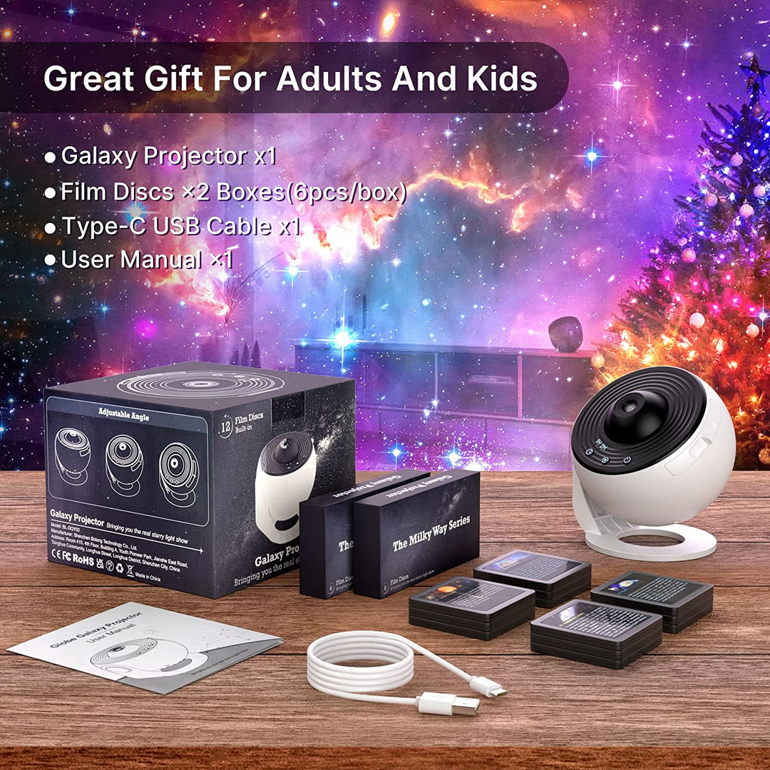 Planetarium Projector | 13 in 1 HD Galaxy Light with Timer for Bedroom 4