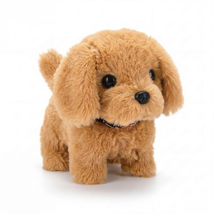 Interactive Plush Dog Toy Walking Barking Battery Operated 4