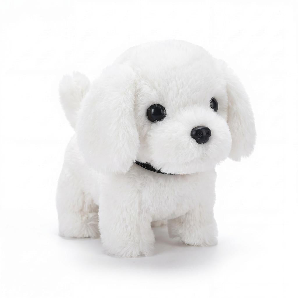 Interactive Plush Dog Toy Walking Barking Battery Operated 3
