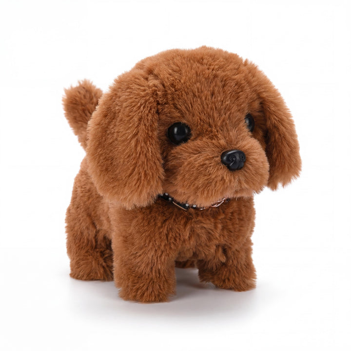 Interactive Plush Dog Toy Walking Barking Battery Operated 2