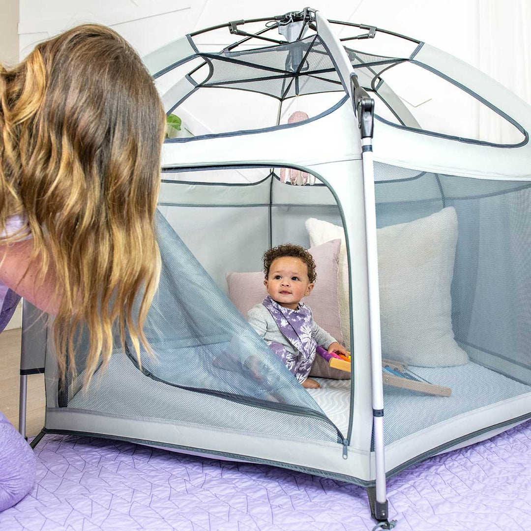 Pop-Up Playpen | UPF 50 UV Protection | Mesh Ventilation | Indoor &amp; Outdoor | 150x122cm | 3.3kg