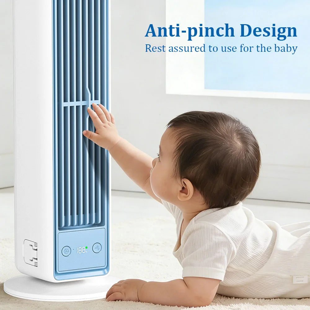 Portable Air Conditioner Fan | 3600mAh Battery | Remote Control | Adjustable Speed | Compact