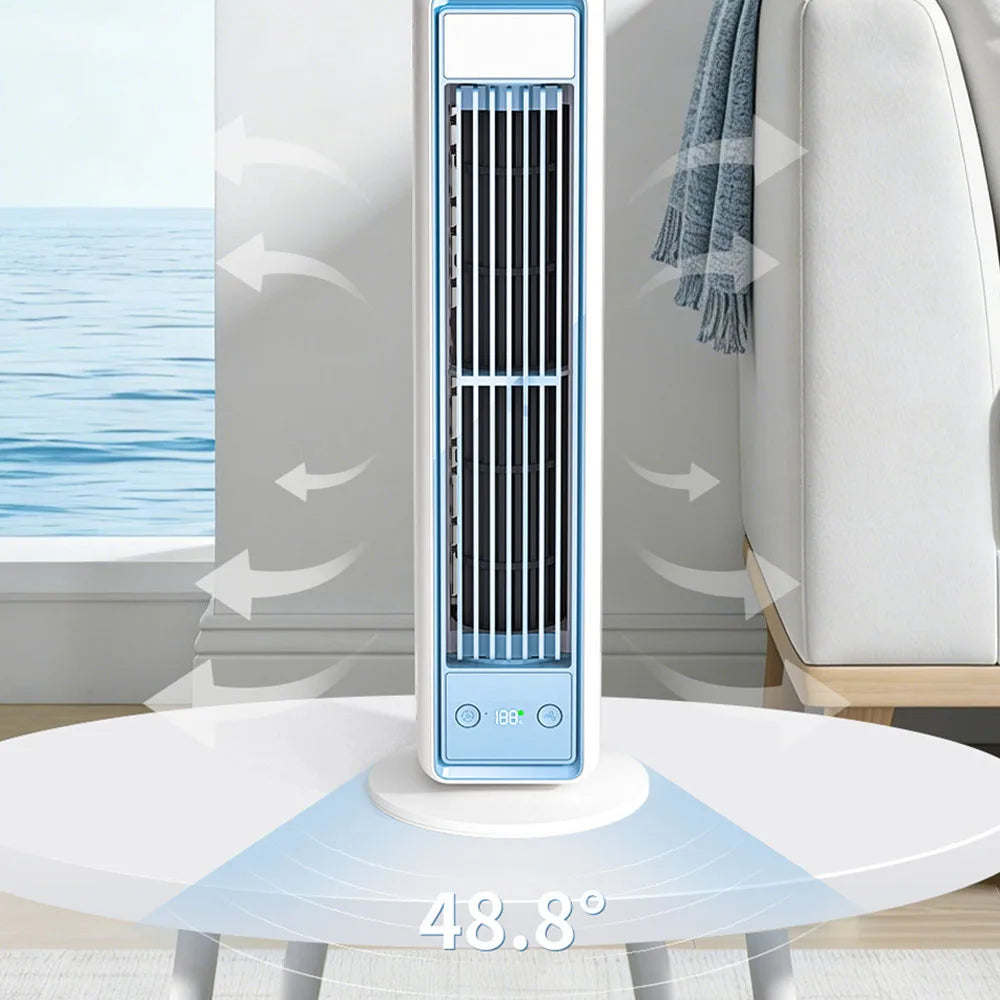 Portable Air Conditioner Fan | 3600mAh Battery | Remote Control | Adjustable Speed | Compact