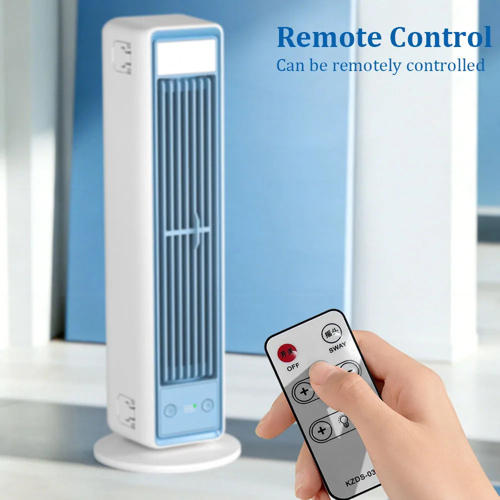 Portable Air Conditioner Fan | 3600mAh Battery | Remote Control | Adjustable Speed | Compact