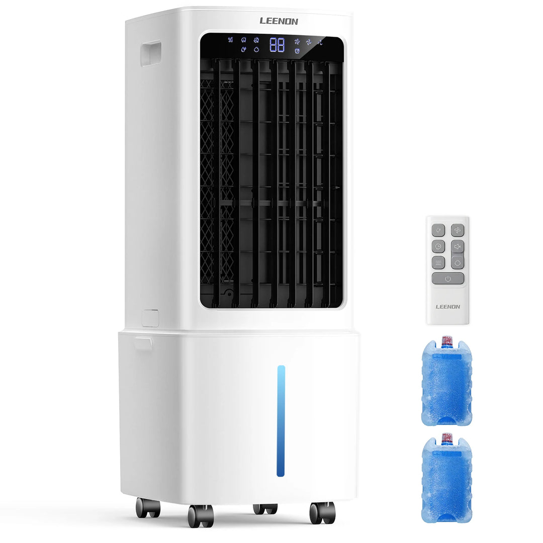 Portable Air Conditioner Fan | Water Cooling | 3 Speeds | Remote Control | 9L Tank | Timer