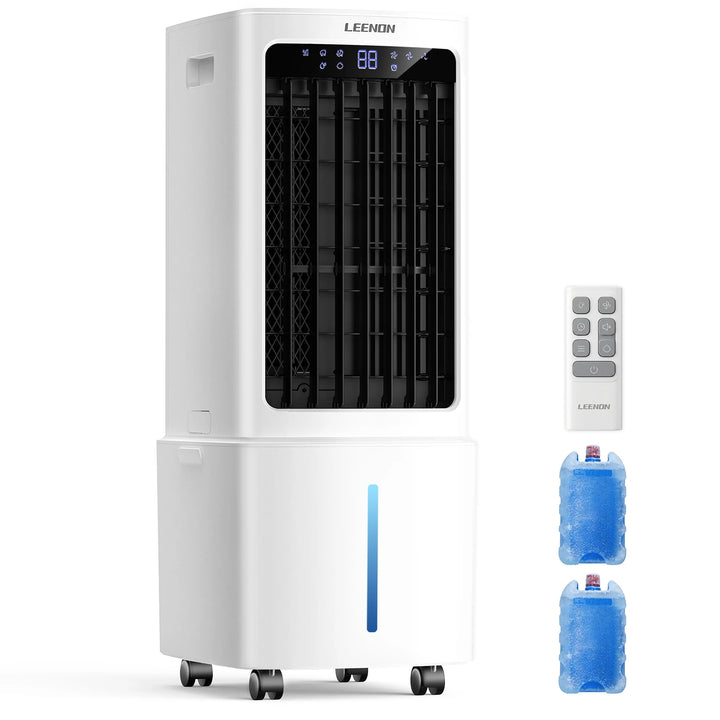 Portable Air Conditioner Fan | Water Cooling | 3 Speeds | Remote Control | 9L Tank | Timer