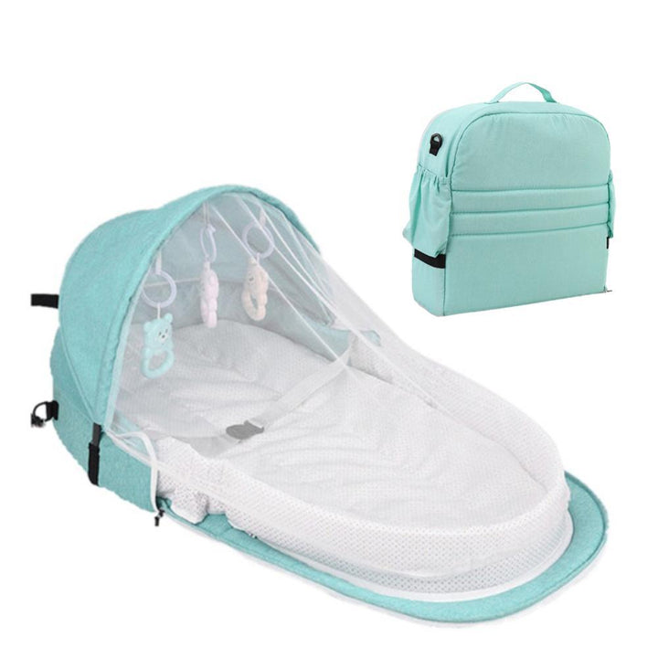 Portable Baby Mosquito Tent Bed | Foldable Pop-Up | Cotton | 0–18 Months | Travel &amp; Home