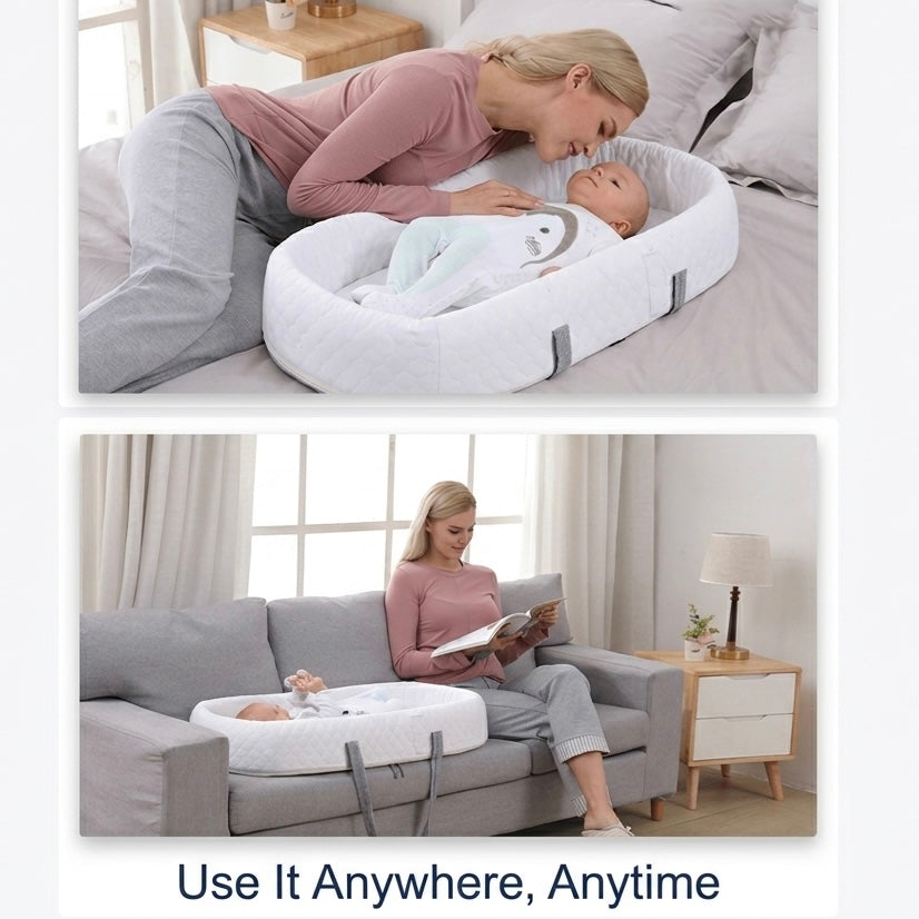 Portable Baby Mosquito Tent Bed | Foldable Pop-Up | Cotton | 0–18 Months | Travel & Home
