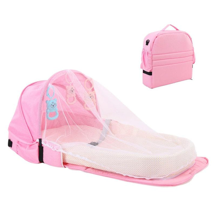 Portable Baby Mosquito Tent Bed | Foldable Pop-Up | Cotton | 0–18 Months | Travel &amp; Home