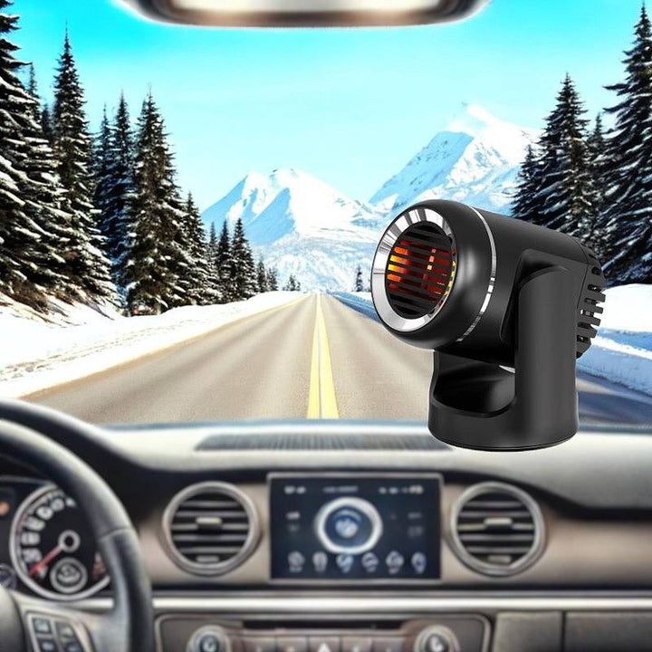 Portable Car Heater 12 V | 360° Rotation, Heating &amp; Cooling Modes | PTC Plate, Overheat &amp; Fuse Protection for Vehicles