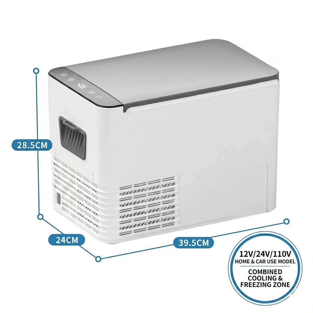Portable Car Refrigerator | -18°C Deep Freezing | Compressor Cooling | 42mm Insulation | Shockproof