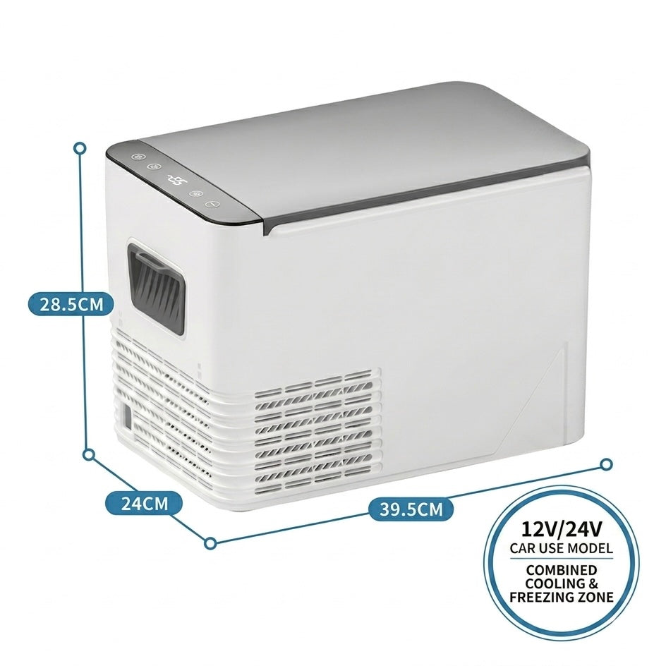 Portable Car Refrigerator | -18°C Deep Freezing | Compressor Cooling | 42mm Insulation | Shockproof