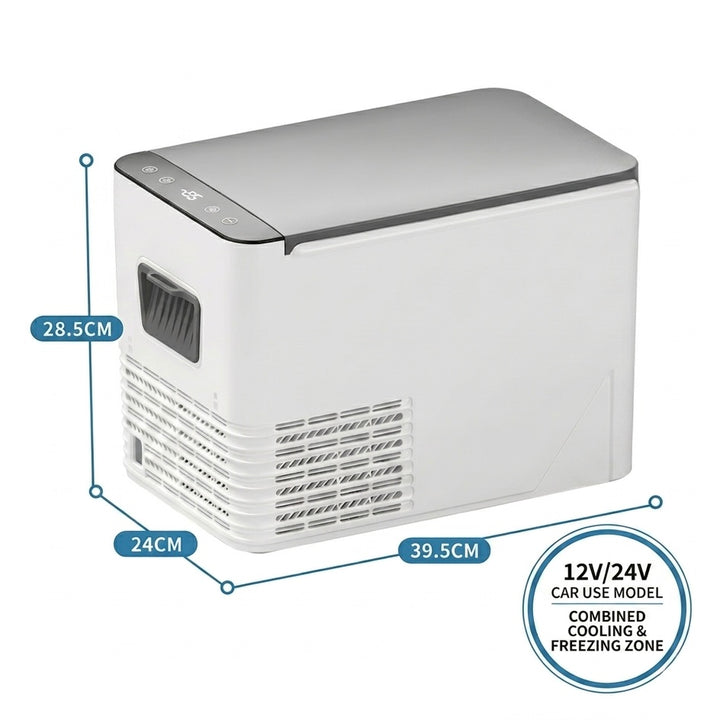 Portable Car Refrigerator | -18°C Deep Freezing | Compressor Cooling | 42mm Insulation | Shockproof