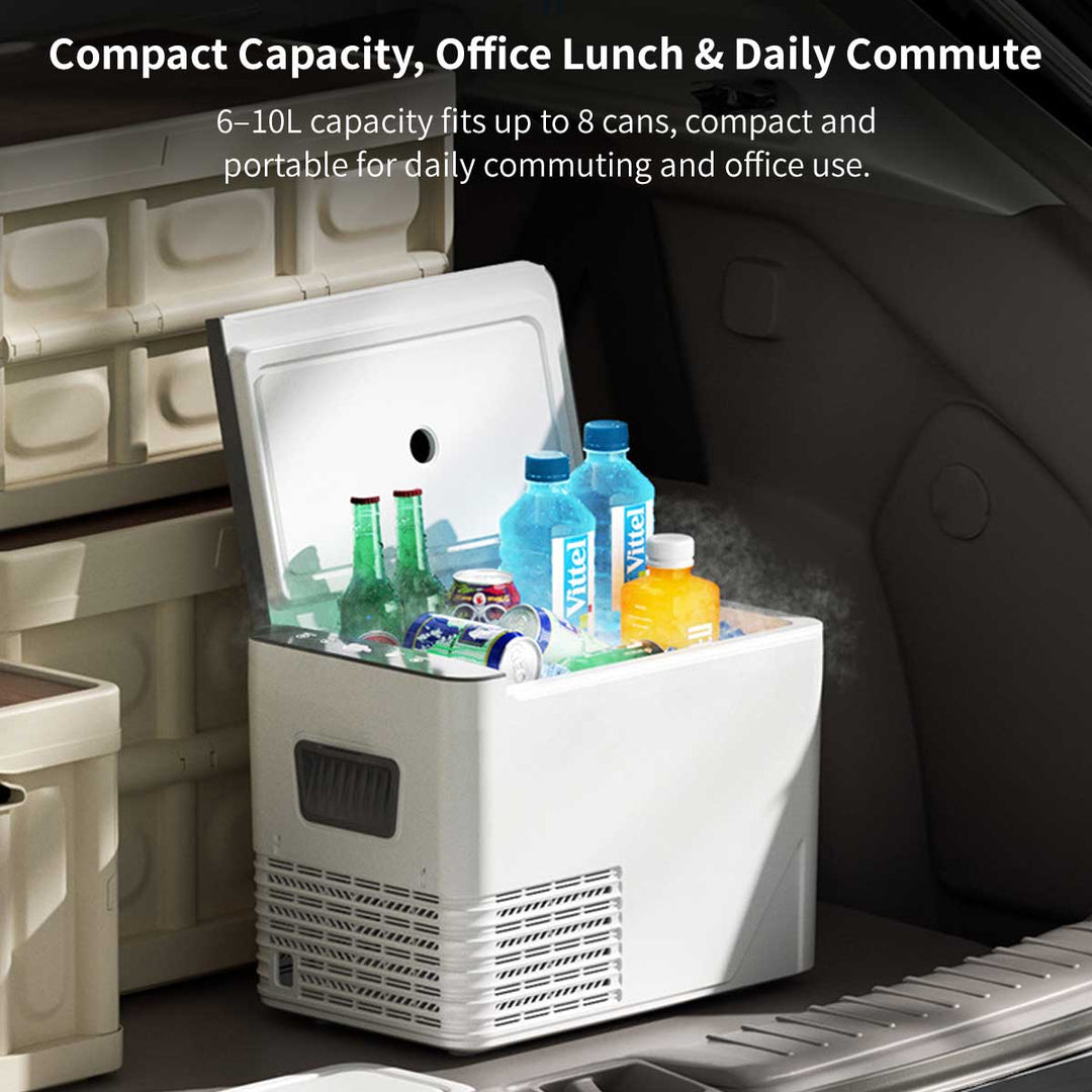 Portable Car Refrigerator | -18°C Deep Freezing | Compressor Cooling | 42mm Insulation | Shockproof