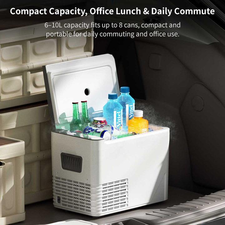 Portable Car Refrigerator | -18°C Deep Freezing | Compressor Cooling | 42mm Insulation | Shockproof