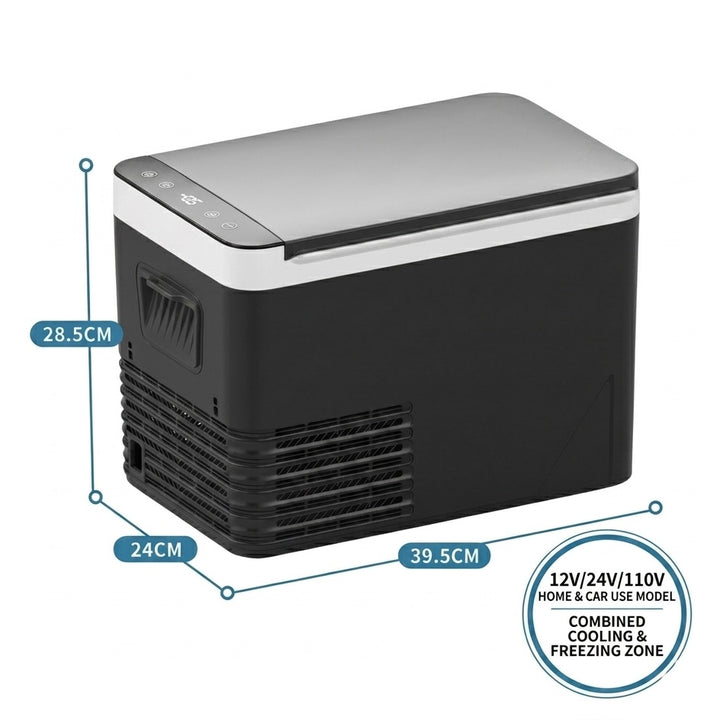 Portable Car Refrigerator | -18°C Deep Freezing | Compressor Cooling | 42mm Insulation | Shockproof