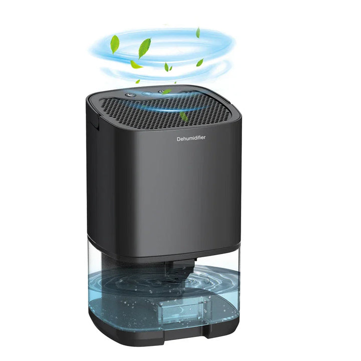 Portable Dehumidifier | 1000ml Tank | 2-in-1 Air Purifier | Night Light | 45dB | Auto Shut-Off