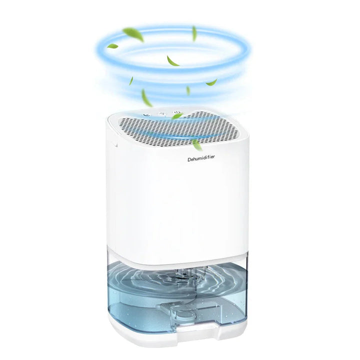 Portable Dehumidifier | 1000ml Tank | 2-in-1 Air Purifier | Night Light | 45dB | Auto Shut-Off