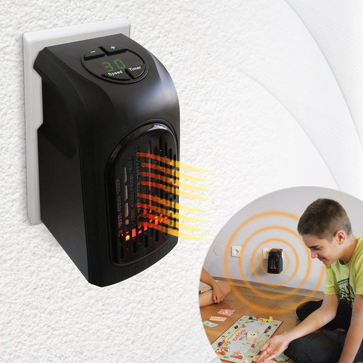 Portable Electric Heater | Adjustable 1000W-2000W Ceramic Heating | Quiet Operation with Overheat Protection &amp; Auto Shut-Off