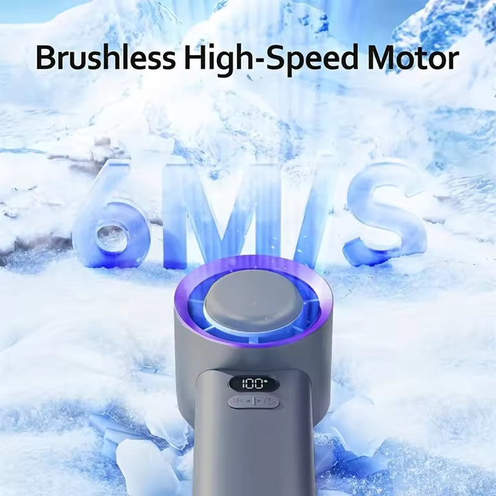 Portable Handheld Fan | USB Rechargeable | 3 Speed Settings | Up to 10-Hour Battery Life