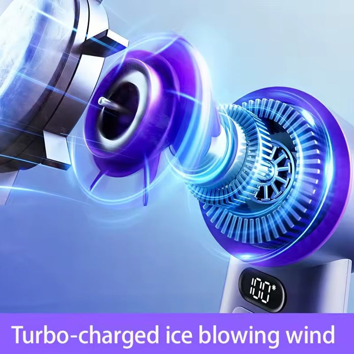 Portable Handheld Fan | USB Rechargeable | 3 Speed Settings | Up to 10-Hour Battery Life