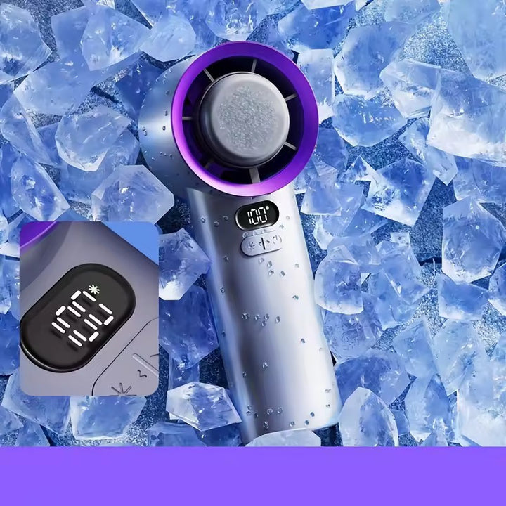 Portable Handheld Fan | USB Rechargeable | 3 Speed Settings | Up to 10-Hour Battery Life