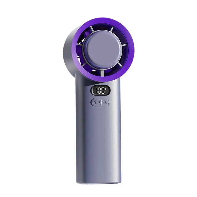 Portable Handheld Fan | USB Rechargeable | 3 Speed Settings | Up to 10-Hour Battery Life