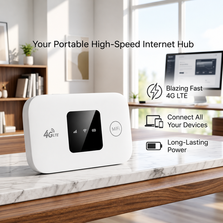 Portable Internet Hub | Pocket Size, Front Status Panel