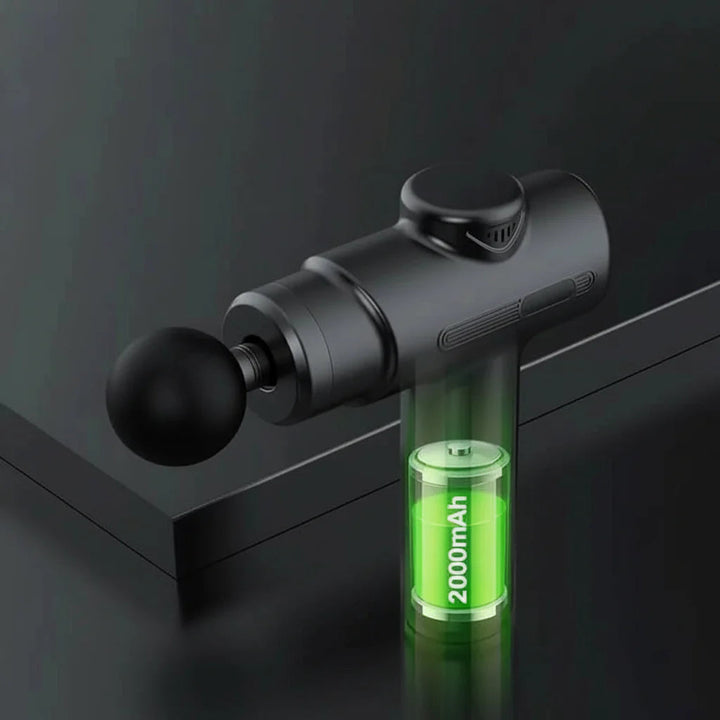 Portable Massage Gun | Deep Tissue Percussion Massager with 8 Heads