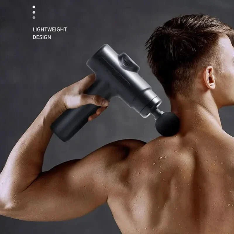 Portable Massage Gun | Deep Tissue Percussion Massager with 8 Heads