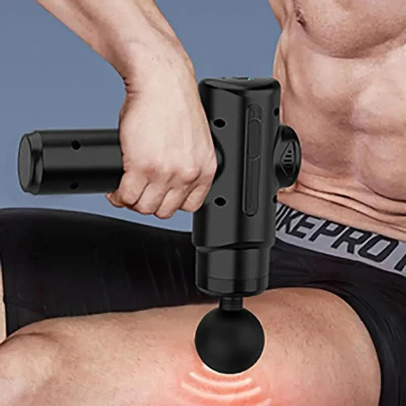 Portable Massage Gun | Deep Tissue Percussion Massager with 8 Heads
