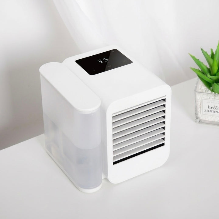 Portable Mini Air Cooler | 1000ml Tank | 99-Speed Fan | USB Powered | Aromatherapy | 20W