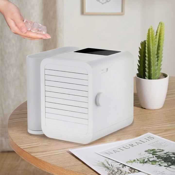 Portable Mini Air Cooler | 1000ml Tank | 99-Speed Fan | USB Powered | Aromatherapy | 20W