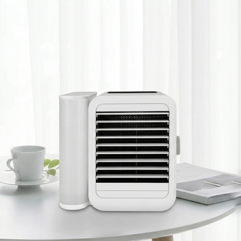 Portable Mini Air Cooler | 1000ml Tank | 99-Speed Fan | USB Powered | Aromatherapy | 20W