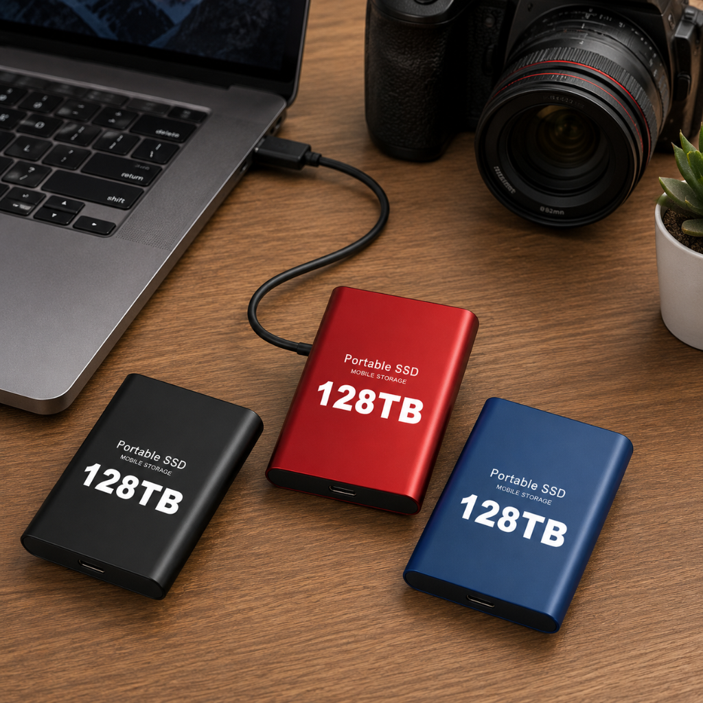 Portable SSD External Storage Device | USB 3.0 Interface, 540 MB/s Transfer Speed | Aluminium Casing for Durability