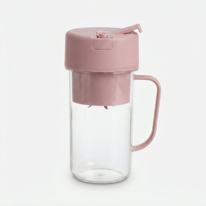 Portable USB Blender 150 W, 6 Stainless Steel Blades, 420 ml Leak-Proof Cup | USB Rechargeable | Pink/Blue/Green