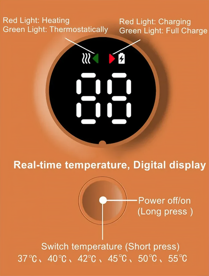 Portable Bottle Warmer | Adjustable Temperature Milk Warmer for Effortless On-the-Go Feeding 3