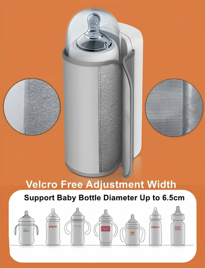 Portable Bottle Warmer | Adjustable Temperature Milk Warmer for Effortless On-the-Go Feeding 4