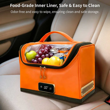 Portable Car Mini Fridge | 4L Cooler & Warmer with Efficient Temperature Control for Travel 7