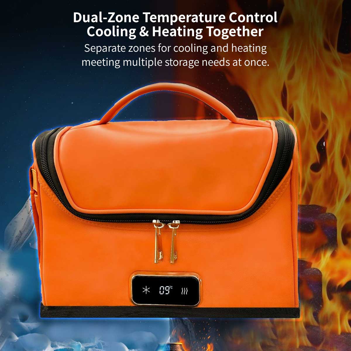 Portable Car Mini Fridge | 4L Cooler & Warmer with Efficient Temperature Control for Travel 8