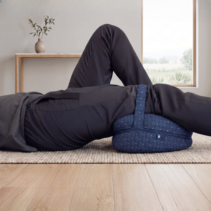Positioning Pillow | Contoured Knee Wedge, Over-Leg Strap