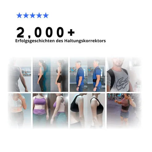 Posture Corrector Back Brace | Adjustable Straps Support Shoulders &amp; Upper Back | Discreet Under Clothing Design