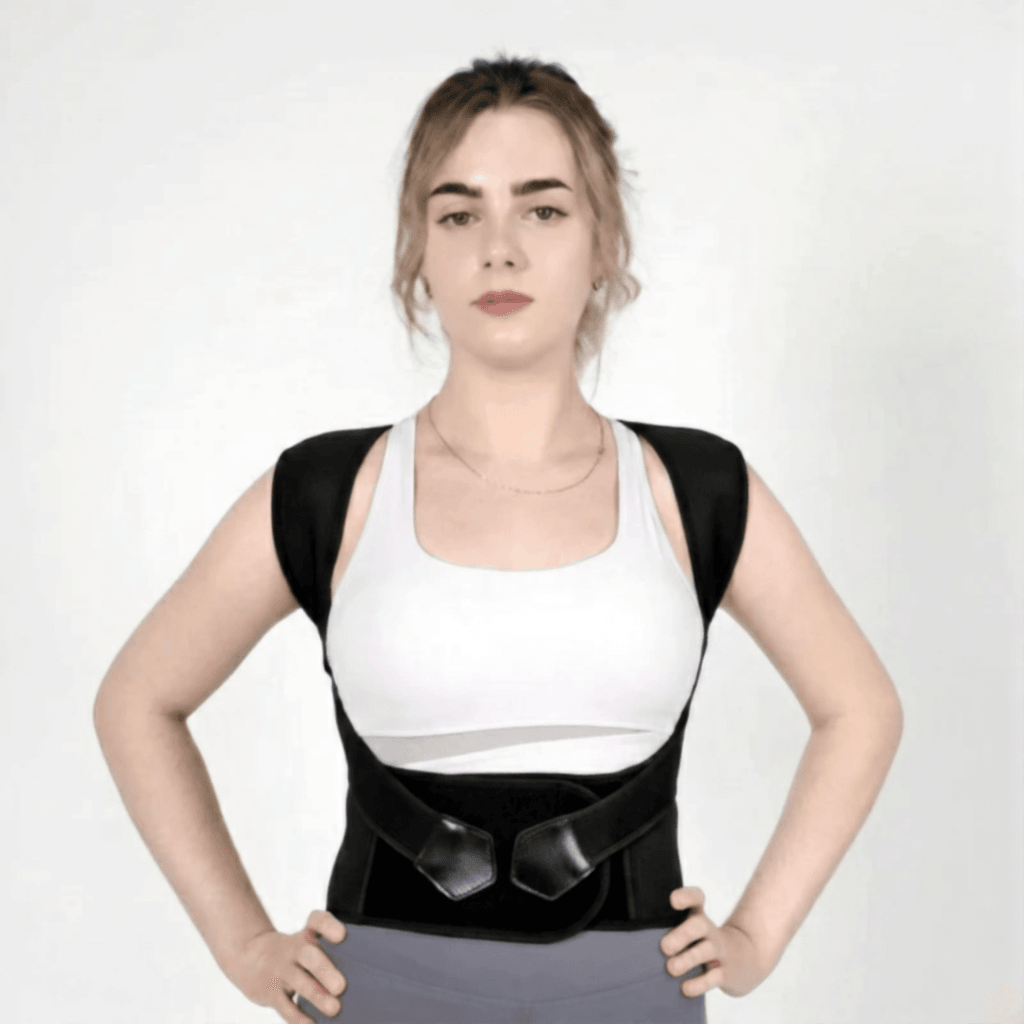 Posture Corrector Brace Adjustable Shoulder Womens with Breathable Fabric