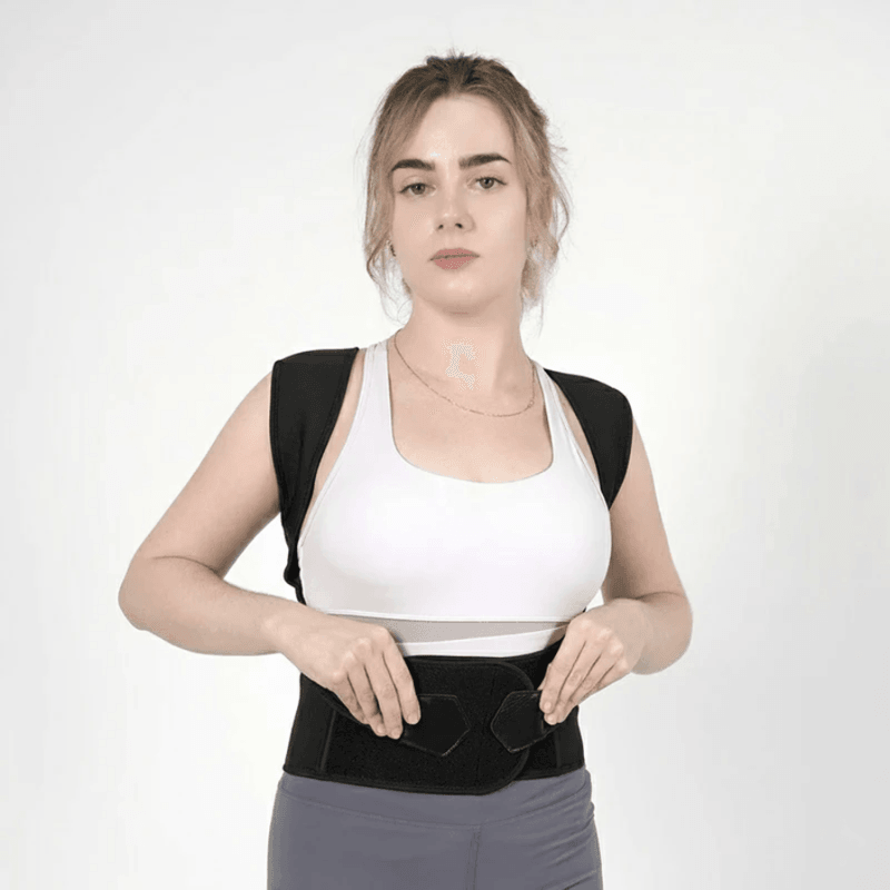 Posture Corrector Brace Adjustable Shoulder Womens with Breathable Fabric