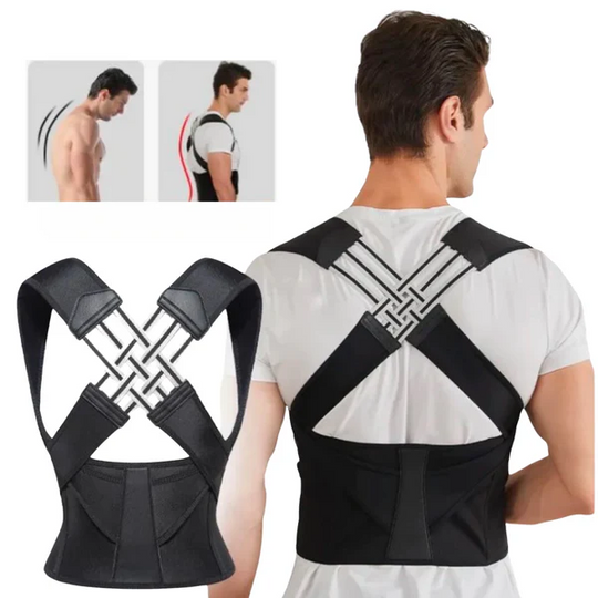 Posture Support Brace | Adjustable | Breathable | Discreet Under Clothing | 5 Sizes