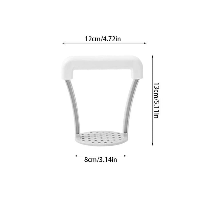 Potato Masher &amp; Fruit Press Stainless Steel | Non-Slip Handle | Multi-Purpose Tool for Mash, Puree &amp; Baby Food Prep