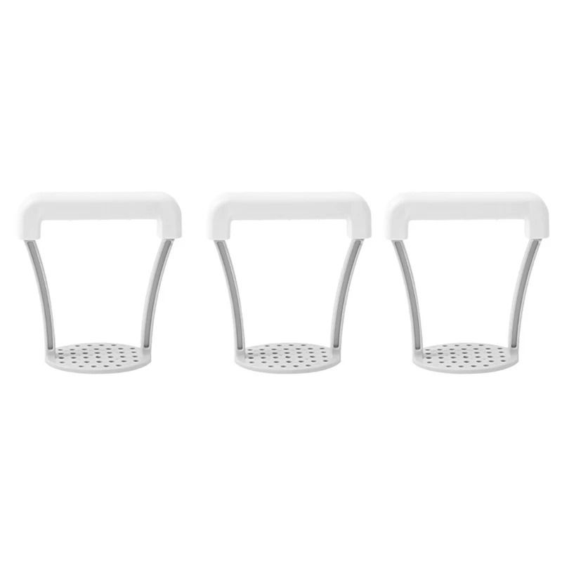 Potato Masher &amp; Fruit Press Stainless Steel | Non-Slip Handle | Multi-Purpose Tool for Mash, Puree &amp; Baby Food Prep