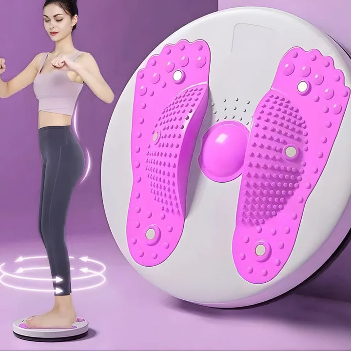 PowerTwist Sculpting Waist Plate | Waist &amp; Ab Toning Twist Board