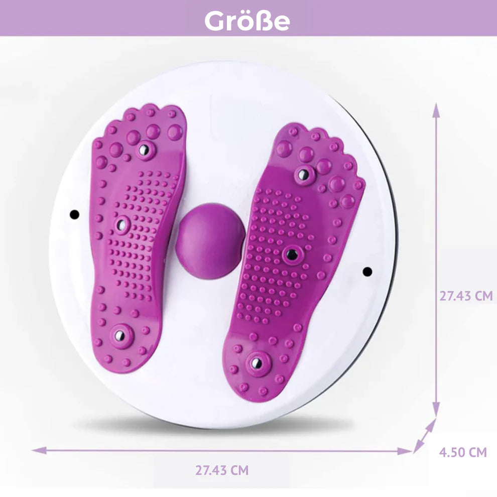 PowerTwist Sculpting Waist Plate | Waist &amp; Ab Toning Twist Board