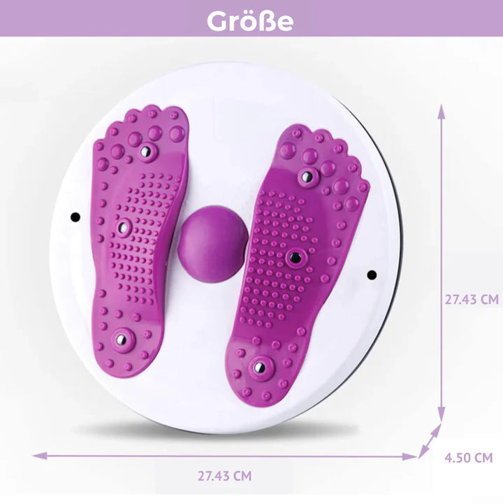 PowerTwist Sculpting Waist Plate | Waist &amp; Ab Toning Twist Board